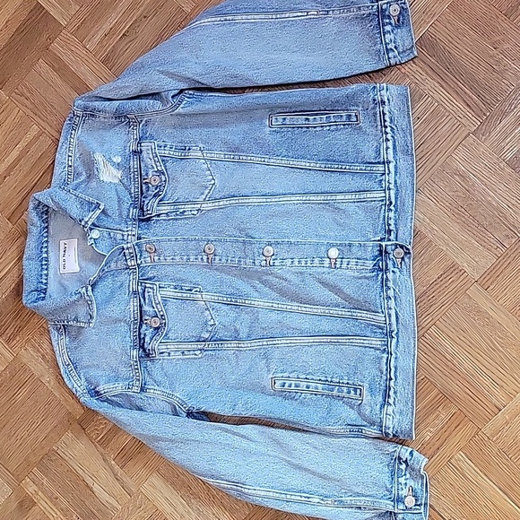 Old Navy Classic Blue Denim Jean Jacket Size Medium - Picture 1 of 11